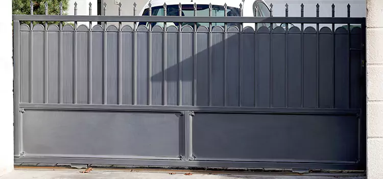 Metal Driveway Gate Installation Raymore